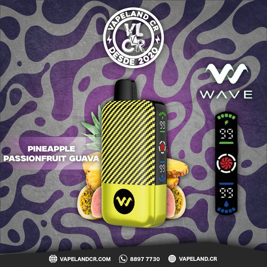 Wave Turbo Pineapple Passionfruit Guava 25000 puffs.