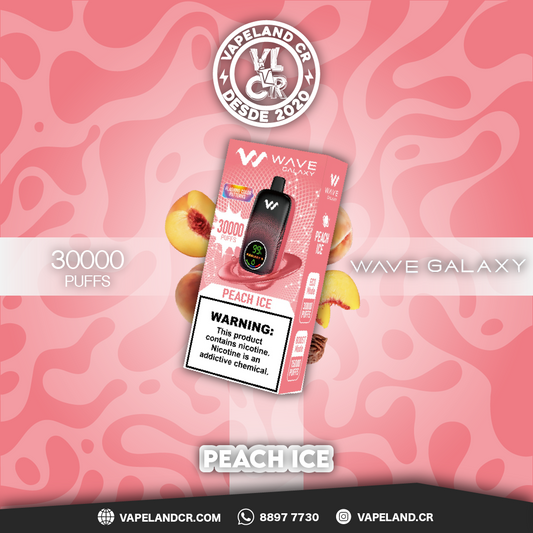 Wave Galaxy Peach Ice 30000 puffs.