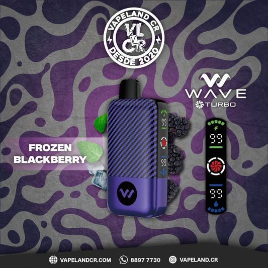 Wave Turbo Frozen Blackberry 25000 puffs.