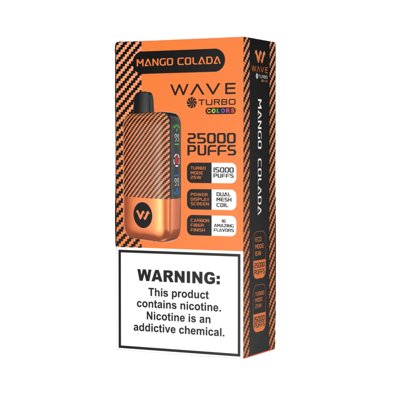 Wave Turbo Mango Colada 25000 puffs.