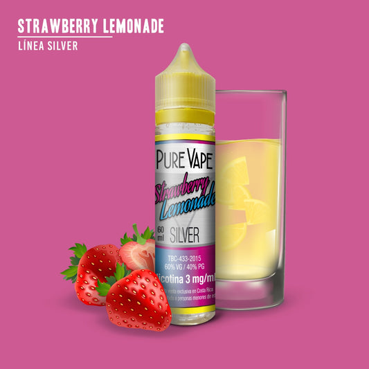 Pure Vape Strawberry Lemonade 120ml.