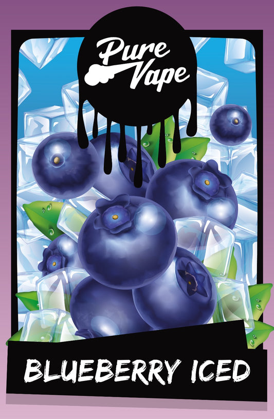 Pure Vape Blueberry Iced 120ml.