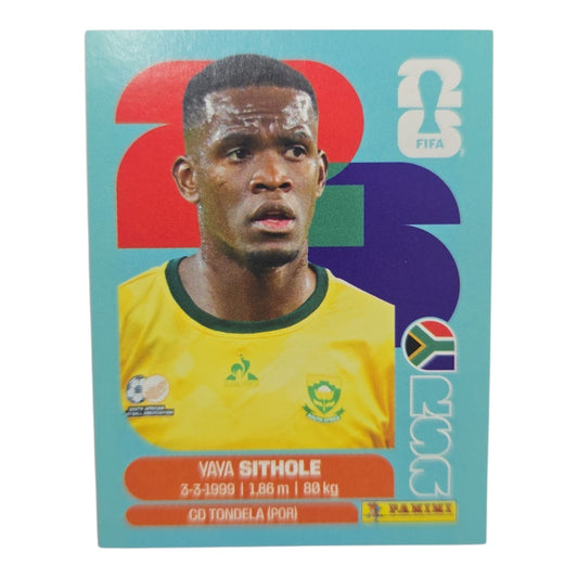 Yaya Sithole RSA 15 Mundial 2026 Panini.