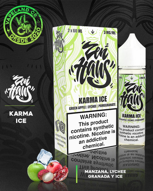 Zen Haus Karma Ice 3mg y 6mg.