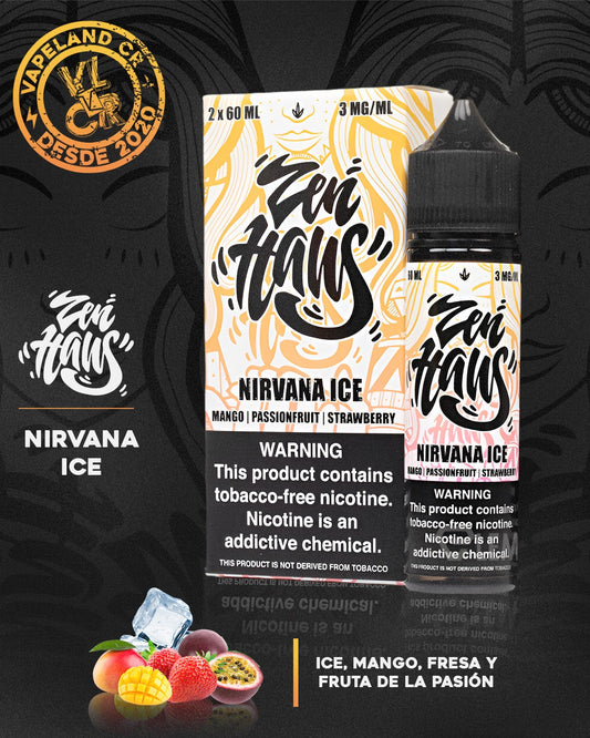 Zen Haus Nirvana Ice 3mg y 6mg.