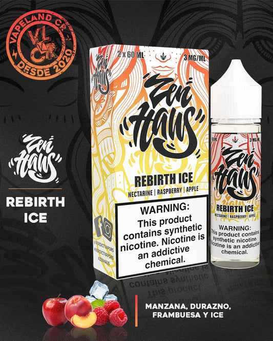 Zen Haus Rebirth Ice 3mg y 6mg.