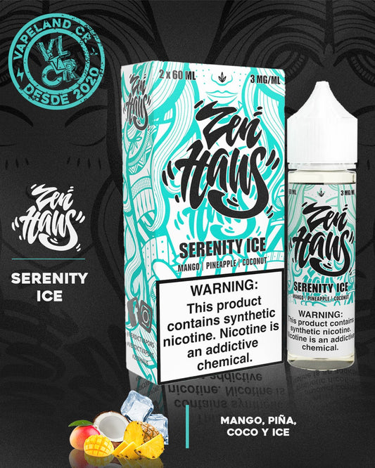 Zen Haus Serenity Ice 3mg y 6mg.