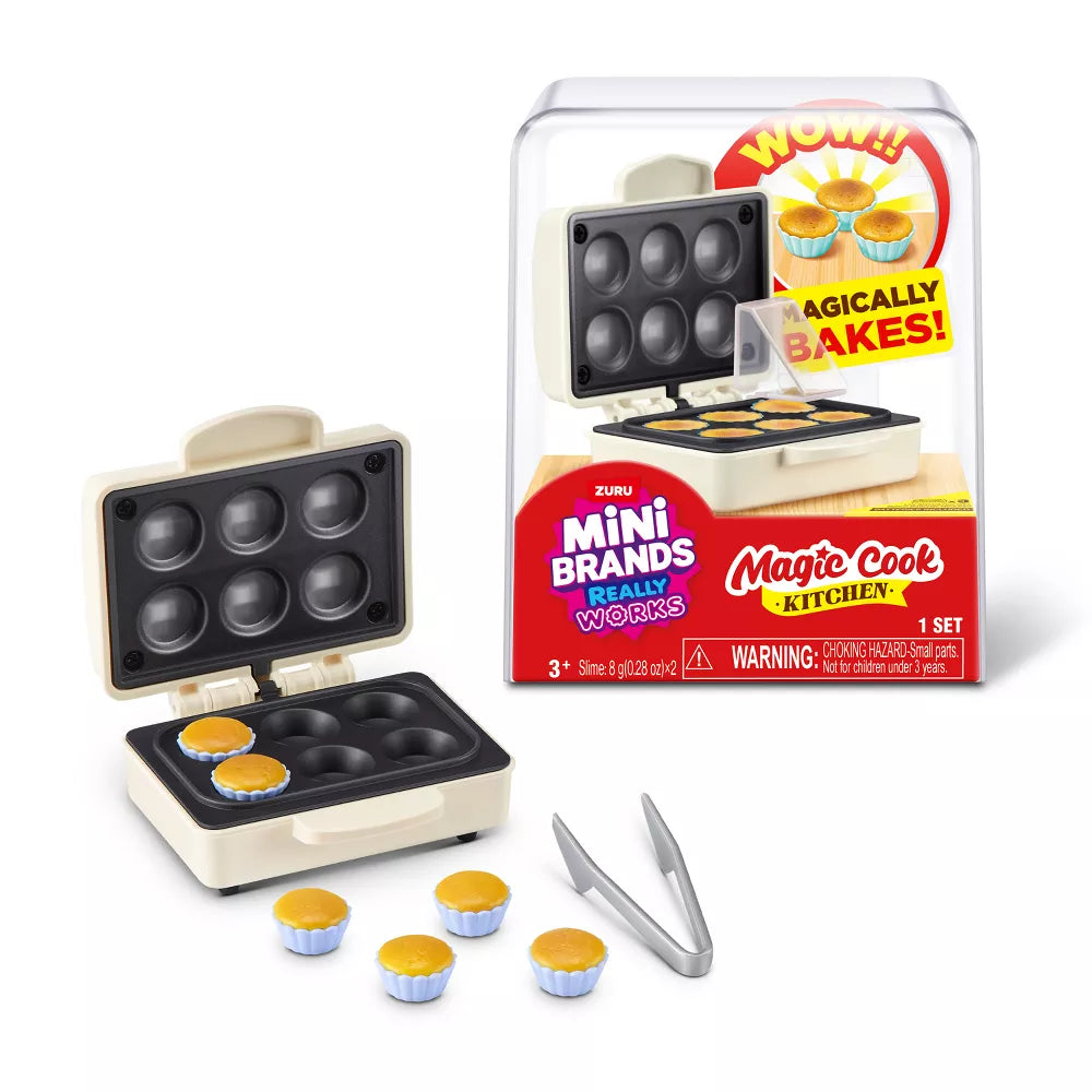 Zuru Mini Brands Cocina Magic Cook Maquina de Quequitos.