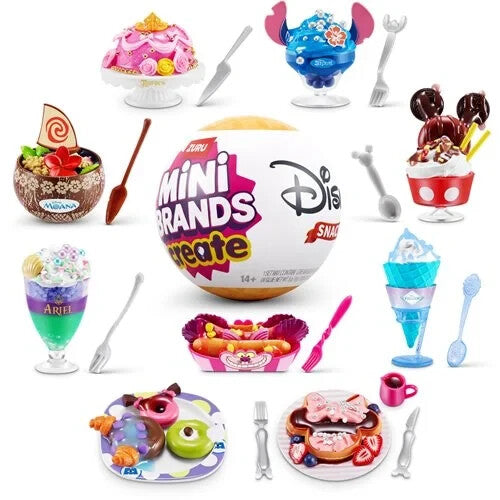 Zuru Mini Brands Create Disney Snacks.