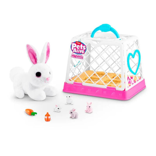 Zuru Pets Alive Mamá Coneja con Conejitos.