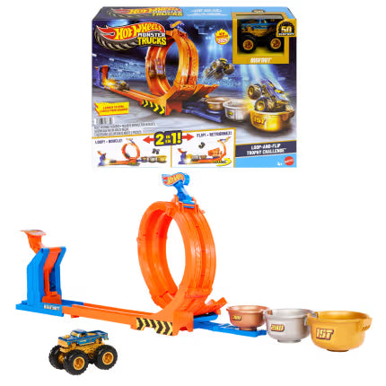 Pista Hot Wheels Monster Trucks Loop-and-Flip.