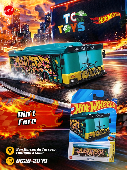 Hot Wheels Ain't Fare Turquesa.
