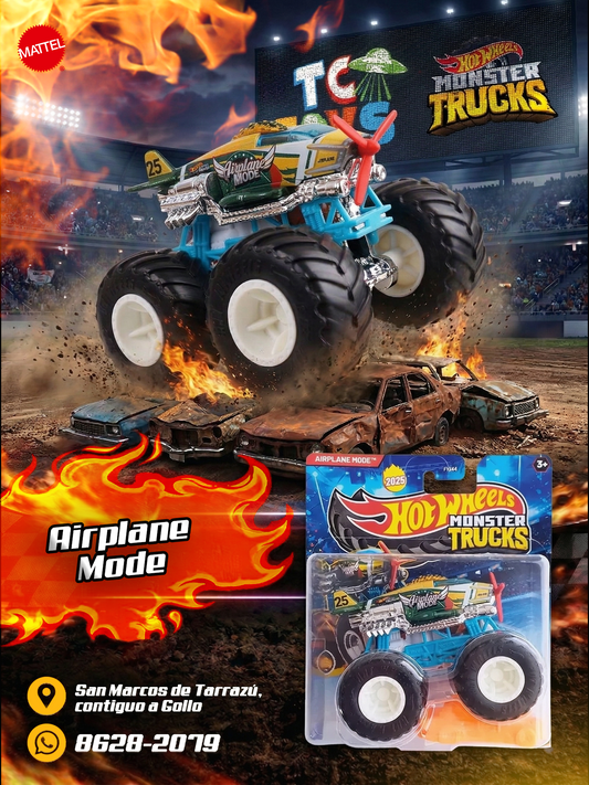 Hot Wheels Monster Trucks Airplane Mode.
