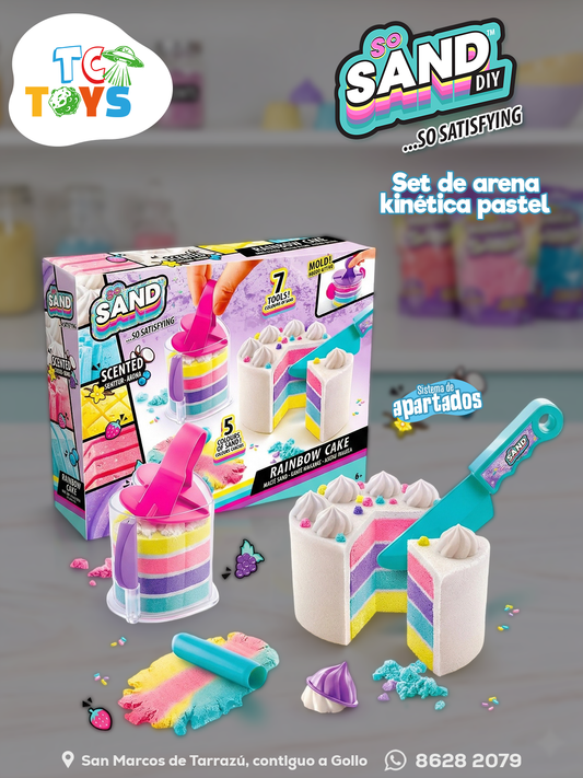 Arena Kinetica Rainbow Cake.