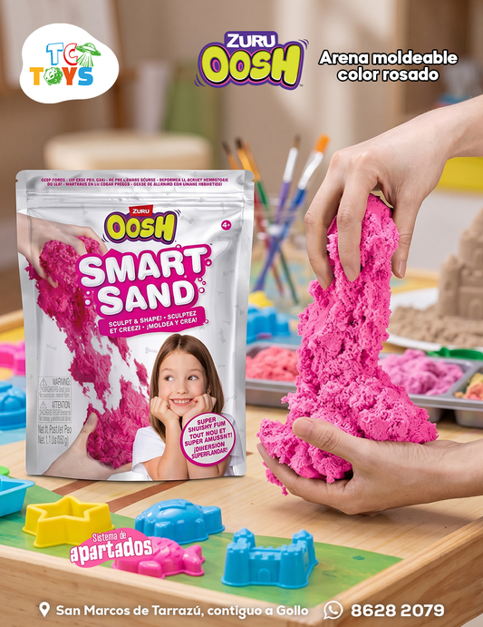 Arena Zuru OOSH Smart Sand Rosado.