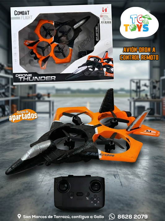 Avión de Control Remoto Drone Thunder.