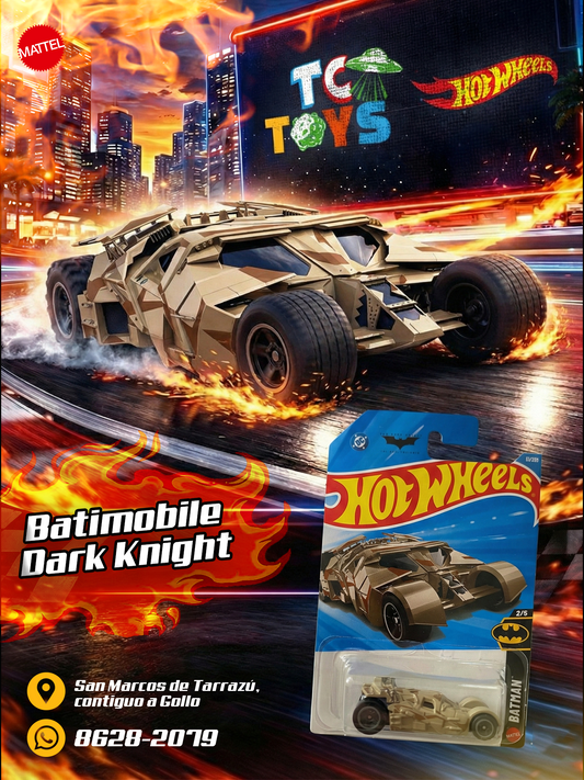 Hot Wheels The Dark Knight Batimobile Camuflado.