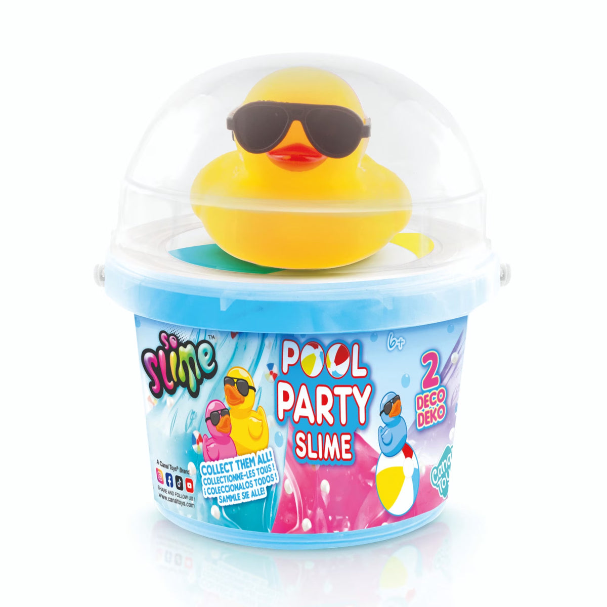 Slime Pool Party Canal Toys Pato Amarillo.