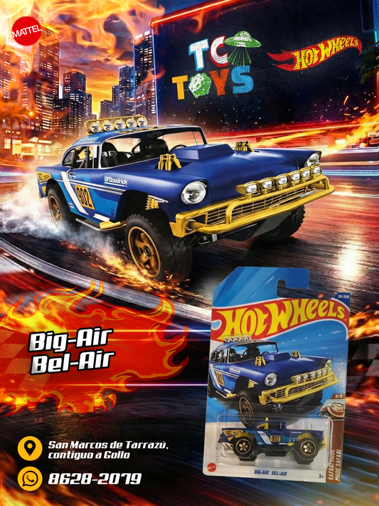 Hot Wheels Big Air Bel Air Azul.