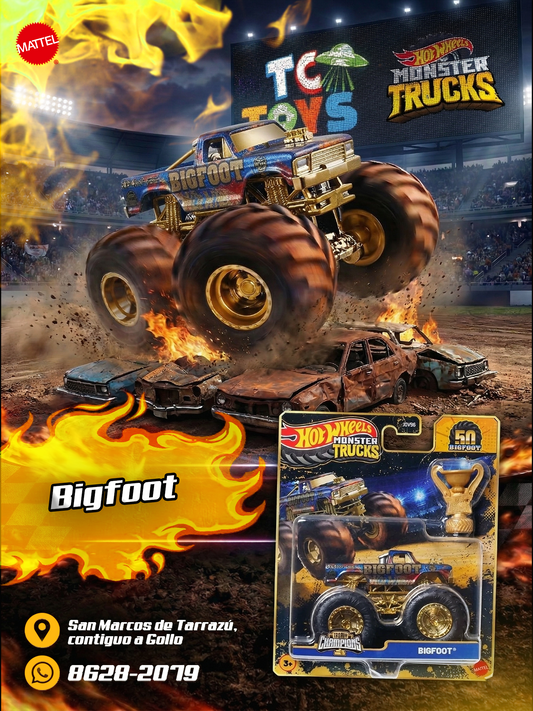 Hot Wheels Monster Trucks 50 Bigfoot Bigfoot.