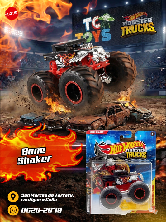 Hot Wheels Monster Trucks Bone Shaker.