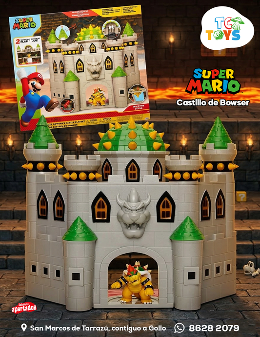 Castillo Deluxe de Bowser Super Mario Jakks.