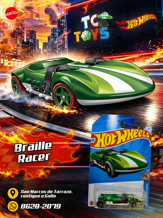 Hot Wheels HW Braille Racer - Twin Mill Verde.