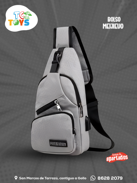 Bolso Meijieuo Gris.