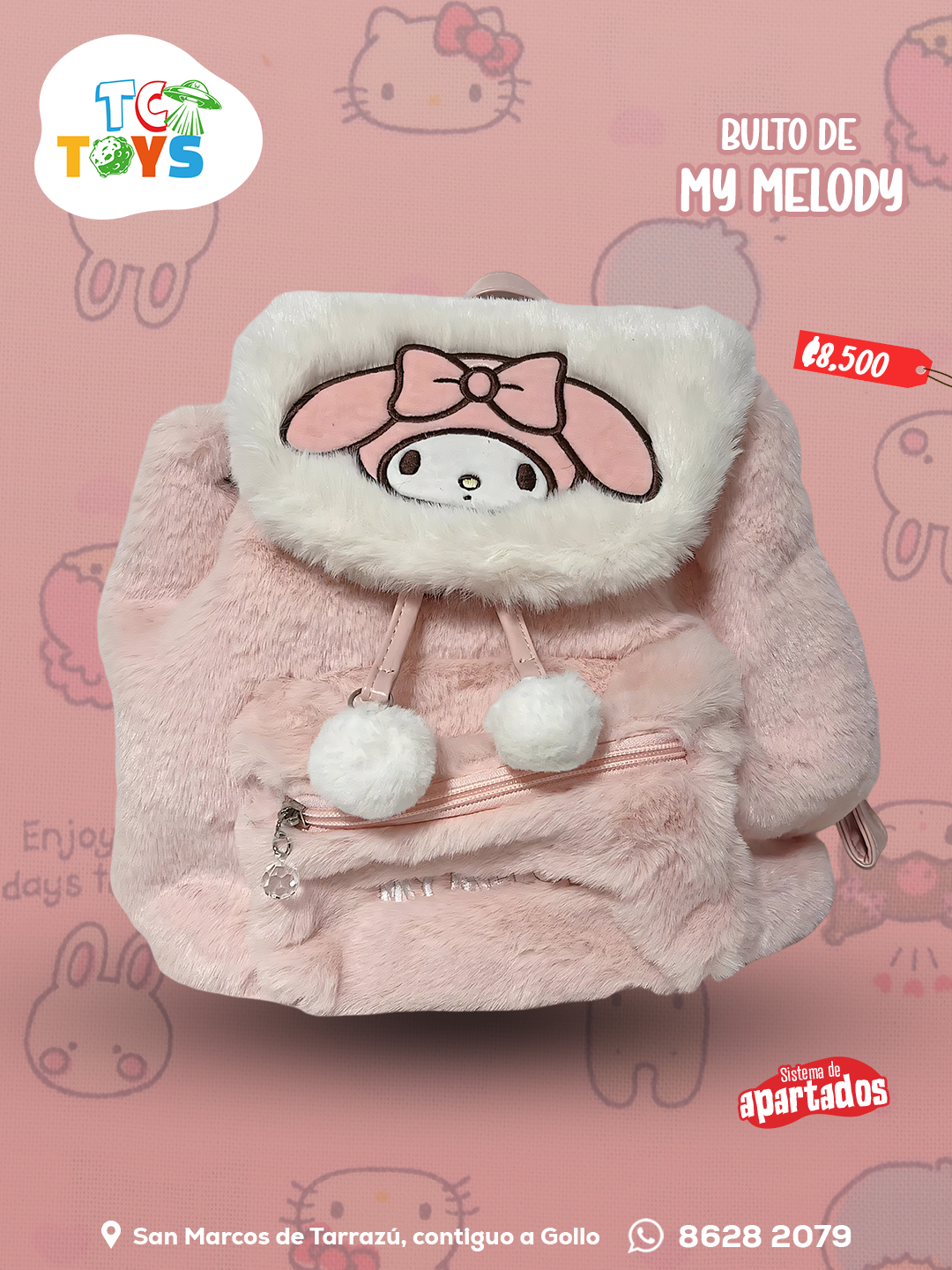 Bulto My Melody de Peluche.