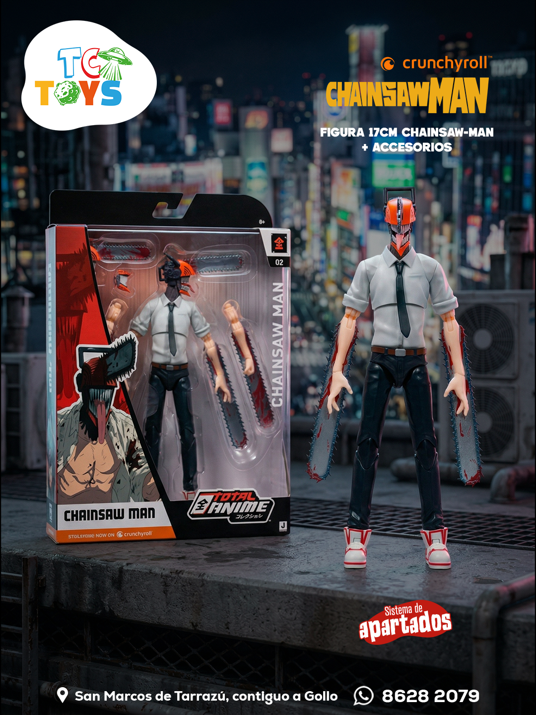 Figura Crunchyroll Total Anime Chainsaw Man.