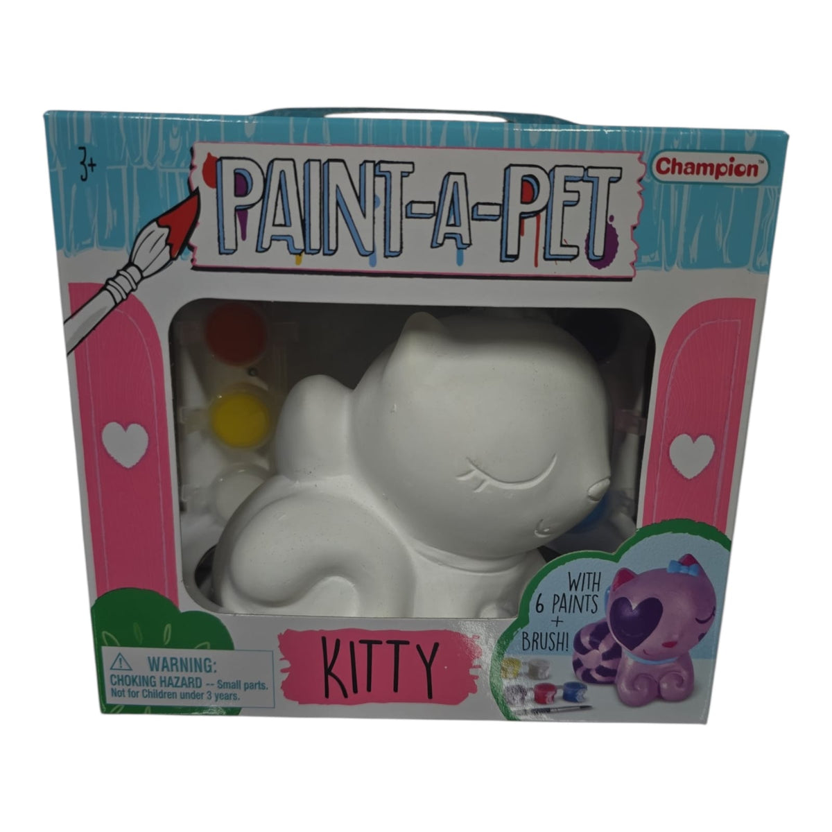 Gato de Yeso para Pintar Kitty.