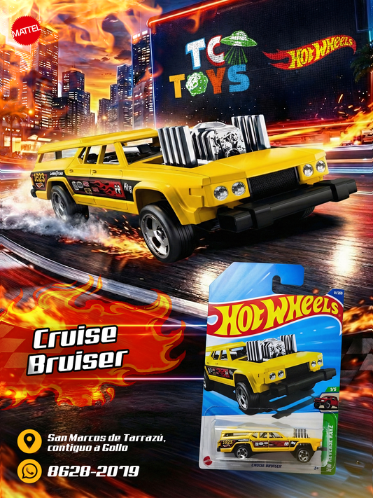 Hot Wheels Cruise Bruiser Amarillo.