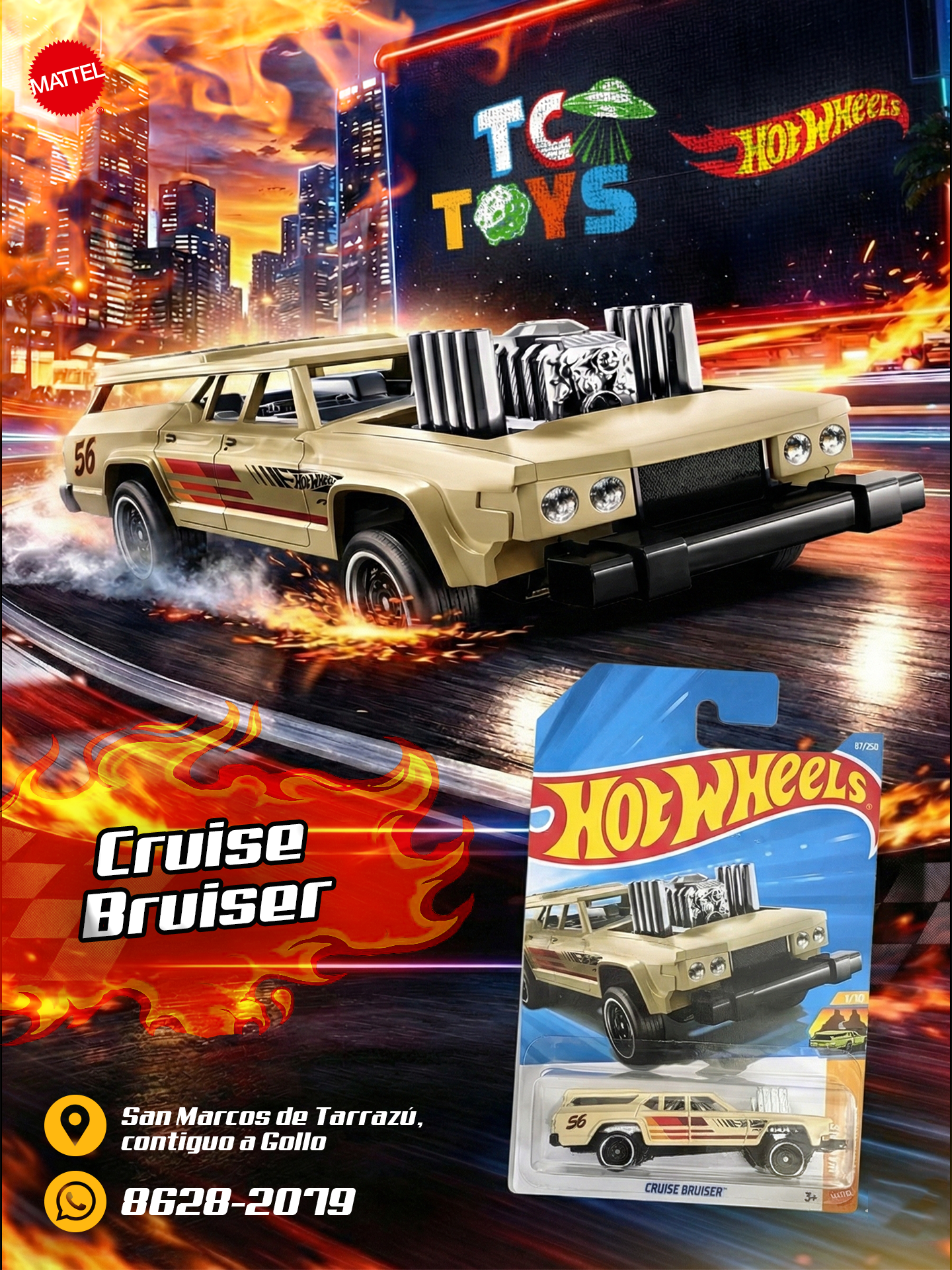Hot Wheels Cruise Bruiser Beige.
