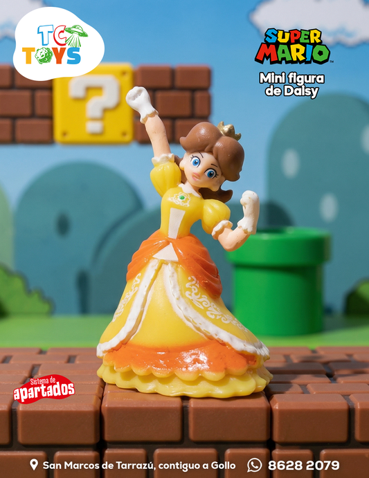 Figura Mario Bros Princesa Daisy.