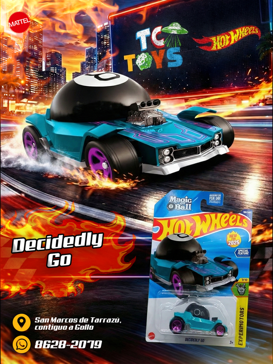 Hot Wheels Decidedly Go Turquesa.