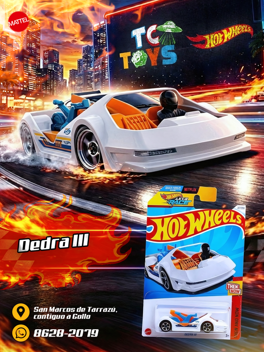 Hot Wheels Dedra lll Blanco.