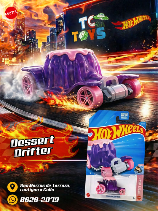 Hot Wheels Dessert Drifter / Gelée de Dérapage Morado.