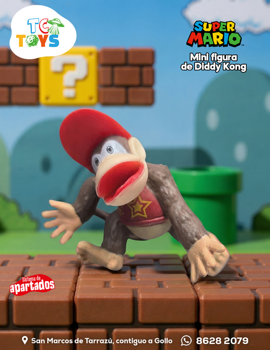 Figura Mario Bros Diddy Kong.