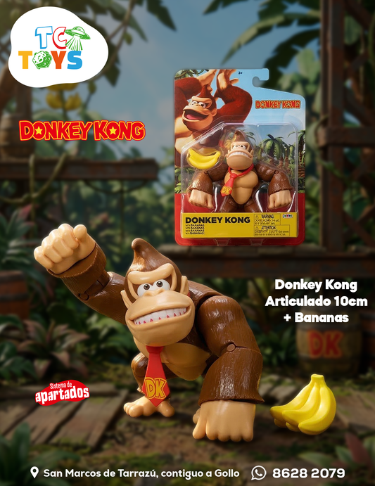 Figura Donkey Kong con Plátanos Jakks.