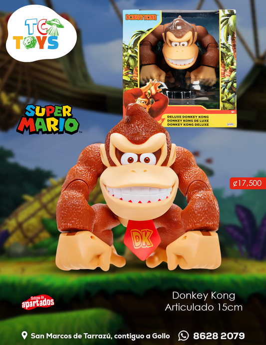 Figura Articulada Donkey Kong Deluxe Jakks.