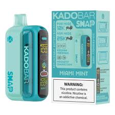 KADOBAR Snap Miami Mint 25000 puffs.