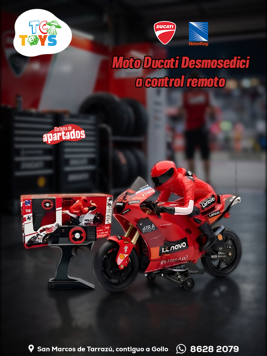 Moto NewRay a Control Remoto Ducati Desmosedici.