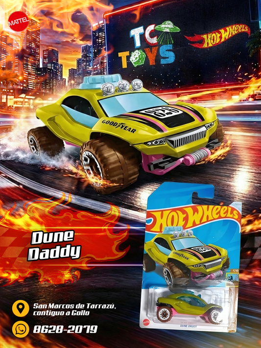 Hot Wheels Dune Daddy Amarillo.
