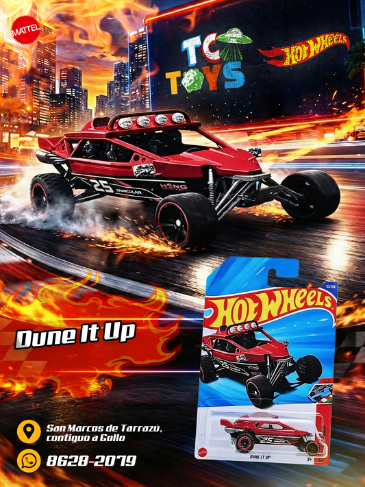 Hot Wheels Dune It Up Rojo.