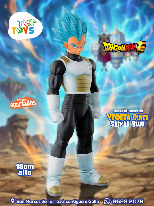 Figura Bandai Dragon Ball Super Vegeta Super Saiyan Blue.