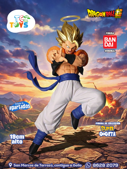 Figura Bandai Dragon Ball Z 10th Super Gogeta.