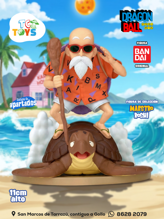 Figura Bandai Dragon Ball Maestro Roshi.