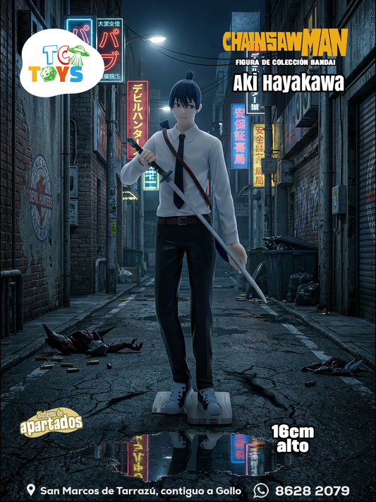 Figura Bandai Chainsaw Man Aki Hayakawa.