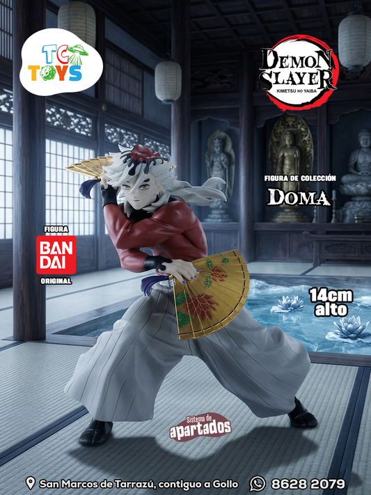 Figura Bandai Kimetsu no Yaiba Doma Demonio Primer Cuarto Creciente Taiwán.