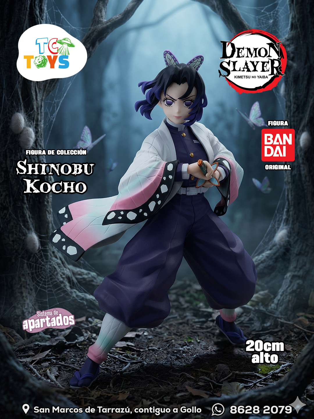 Figura Bandai Kimetsu no Yaiba Kocho Shinobu.